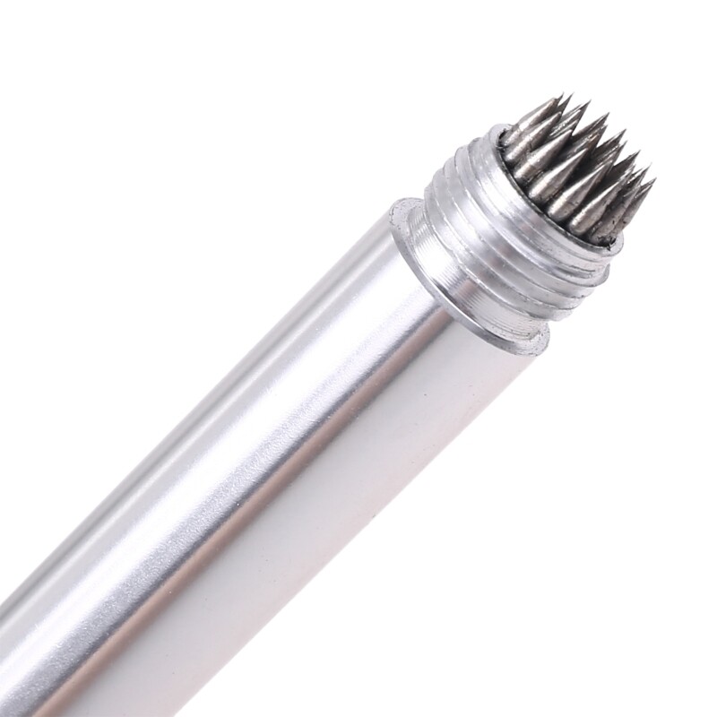 Pool Stick Chalk Holder 2 in 1 Chalker Cue Tip Pick Pricker Tool for