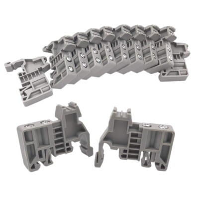 E/UK Din Rail Connection Blocks, End Stopper Mount, , Connector4053-