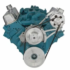 Pontiac V-Belt System Alternator Only 350 400 428 455 High Flow Cooling 1969+