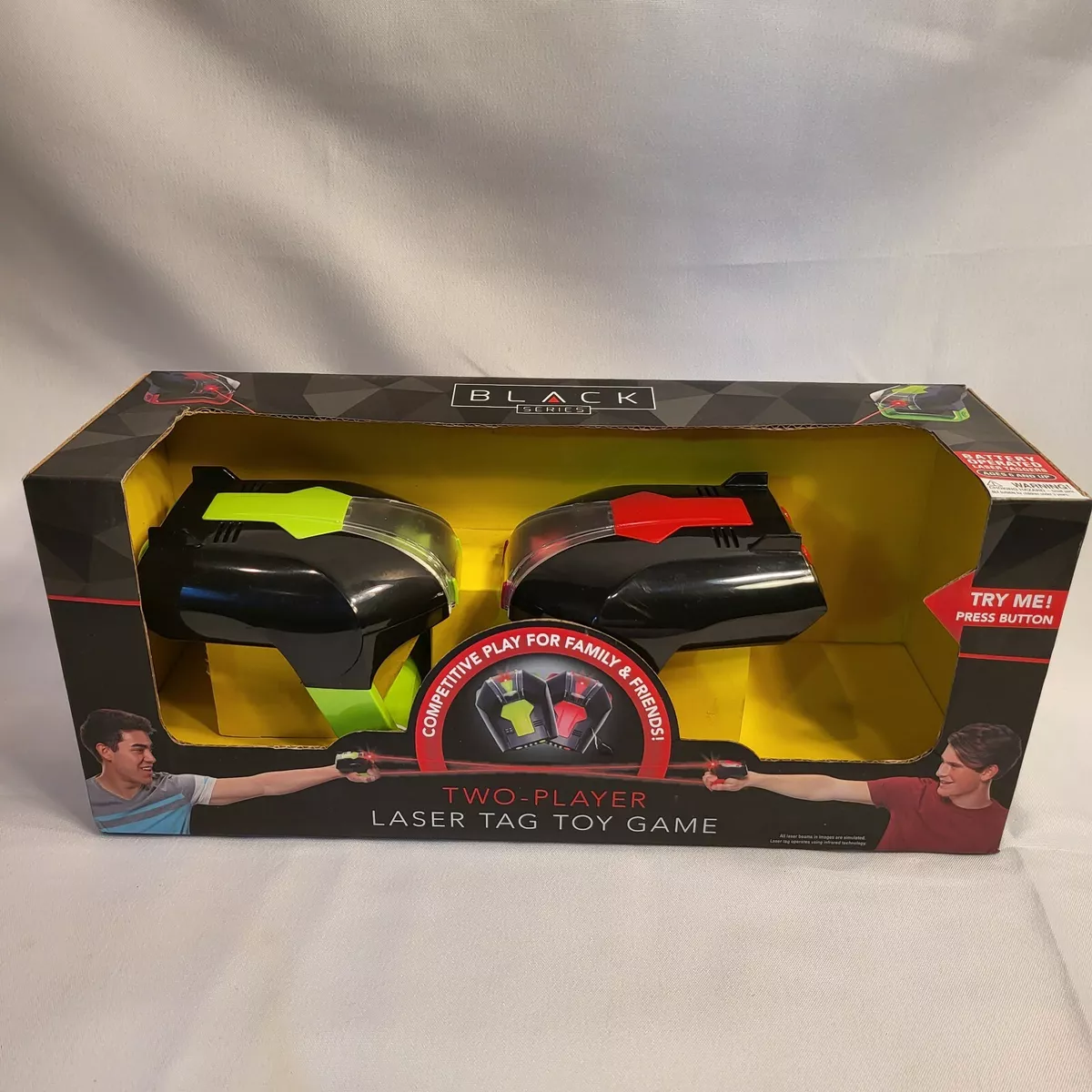 Black Series Two-player Set Electronic Laser Tag 2 Lasers Shooters