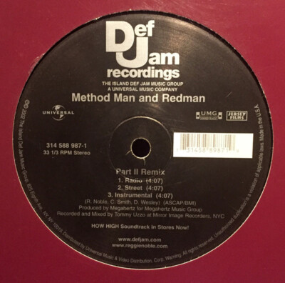 Method Man & Redman - Part II Remix / Let's Do It (12'') (Very Good Plus (VG+)) -