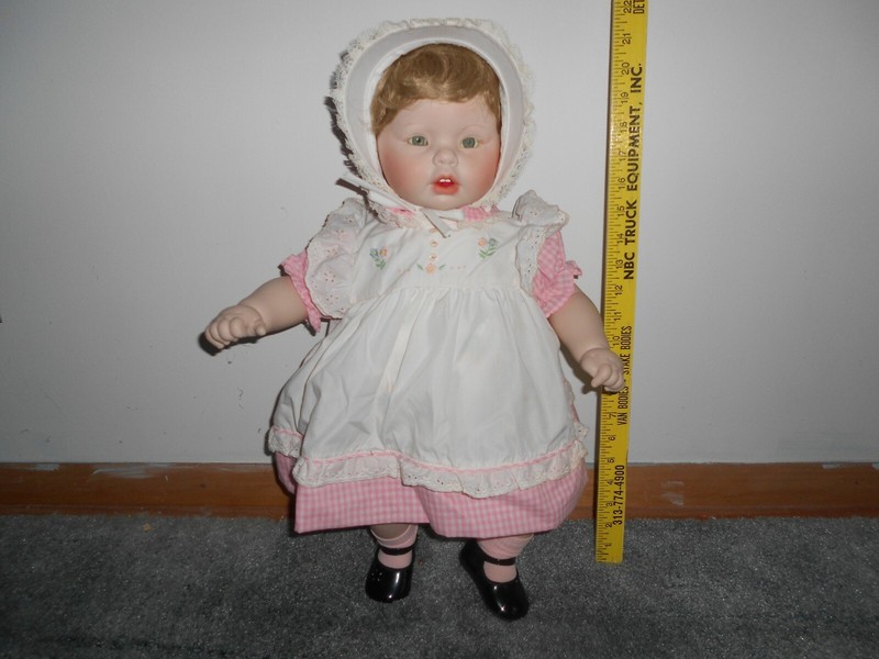 Porcelain 20" Life Like Handmade  Doll