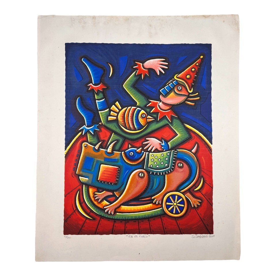 ALFREDO SOSABRAVO. Engraving. Serigraphy. Contemporary art. Cuban art.