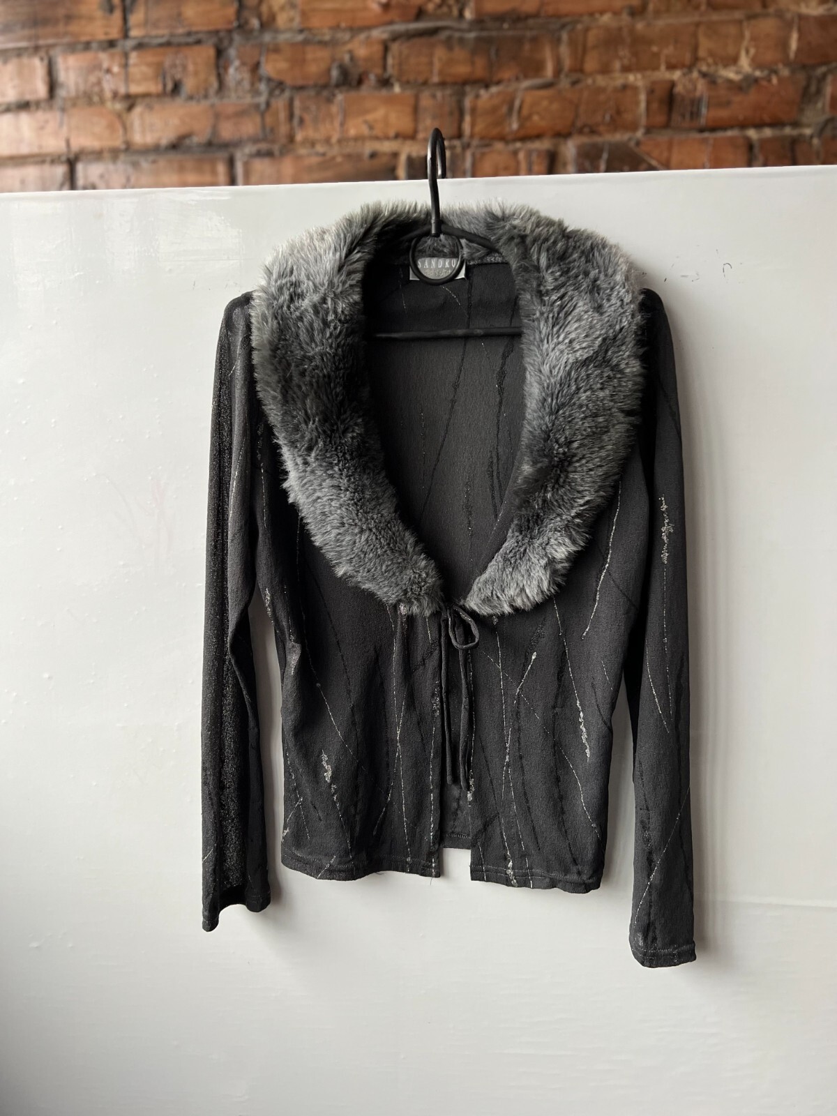 Blusa Cardigan Top Sandro Paris Vintage Premium para Mujer