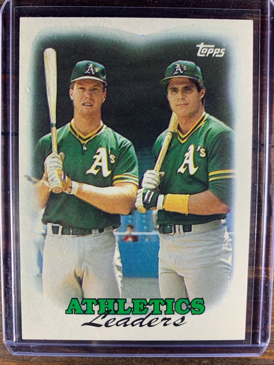 ■MLB Mark McGwire Jose Canseco Athletics Mark McGwire Jose Canseco Baseball Card #759 Topps Athletics MLB