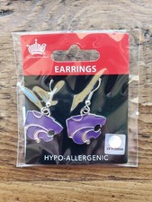 Kansas State Wildcats Earrings New