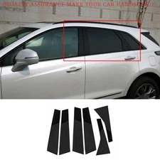 For Cadillac XT5 2017-2025 Carbon Fiber Sticker Window B-C Pillar Post Trim 1PCS