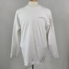Spirit Jeresy Sunnyside Lake Tahoe Men's Long Sleeve White T-Shirt | M-L | FLAWS