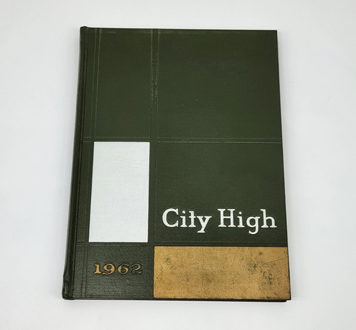 1962 Red & white Iowa City City High School Yearbook