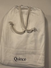 Quince Signature Giza Cotton Sateen Sheet Set KING 4pcs 700TC White