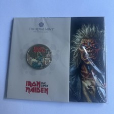 Royal mint colour iron maiden £5 pack  2025 limited mintage 