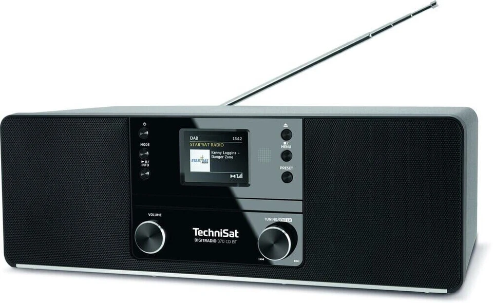 TechniSat DigitRadio 370 CD BT - DAB + Radio mit CD, Bluetooth & USB, schwarz - Bild 4 von 4