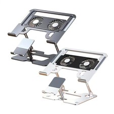 Laptop and Phone Stand 5 Height Adjustable Laptop and Phone Cooling Mount