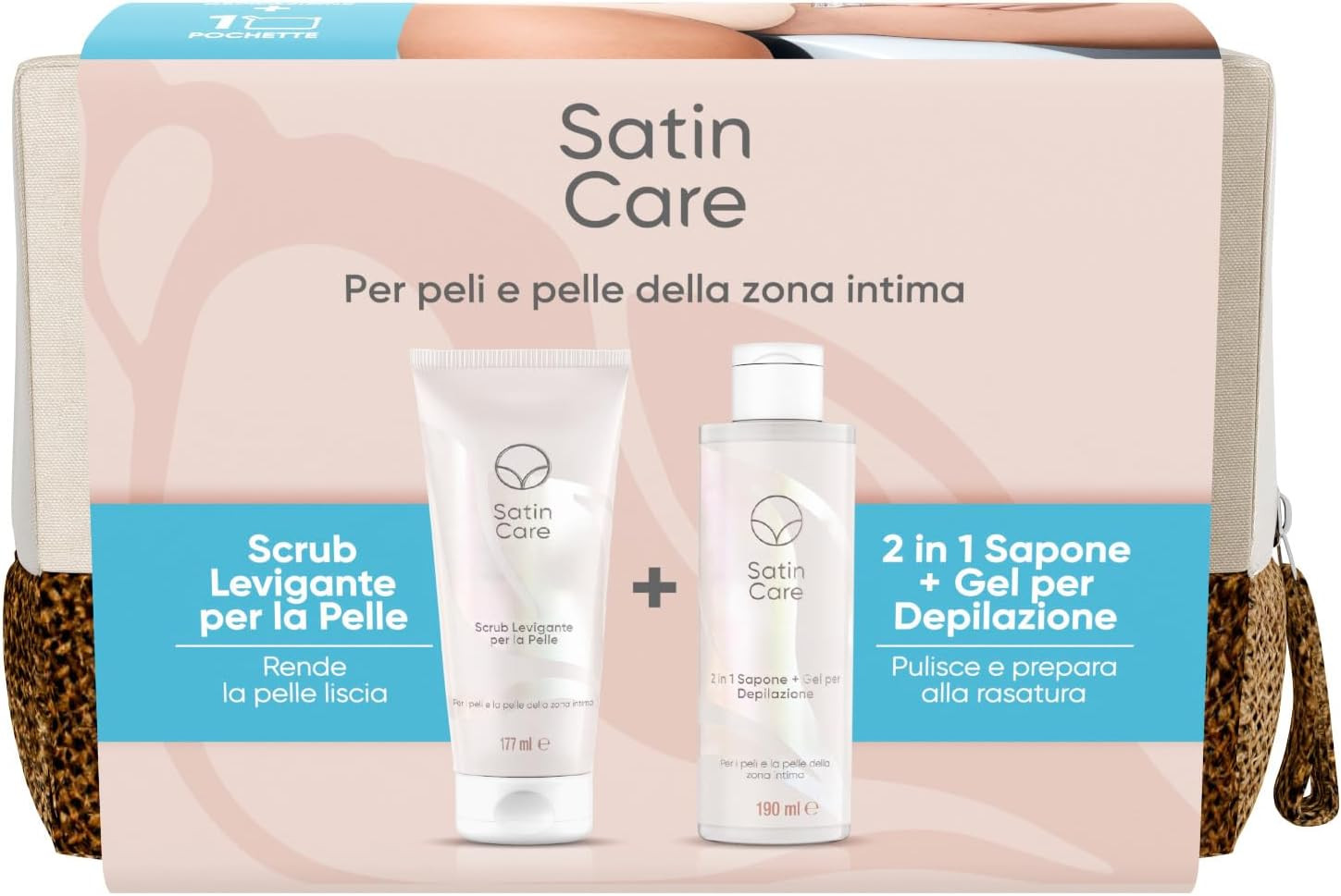 Gillette Satin Care Scrub Levigante 177ml - Esfoliazione Intima Sicura