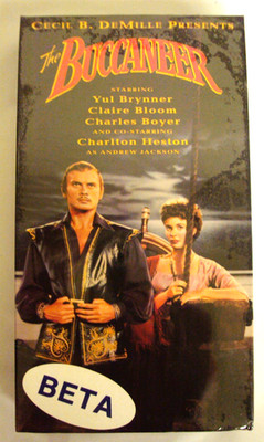 The Buccaneer - Betamax Beta - Movie Video Tape - New - Factory Sealed