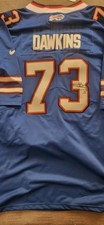 DION DAWKINS SIGNED BILLS JERSEY ! SIZE L STITCHED Custome Jersey