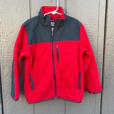 osh kosh b  gosh boys size 7 red fleece jacket