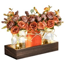 3 Pcs Mason Jar Centerpiece Table Decorations for Kitchen Table Decor Rustic ...
