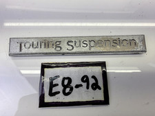 OEM 1980s Cadillac Touring Suspension Glove Box Emblem Seville Eldorado E8-92
