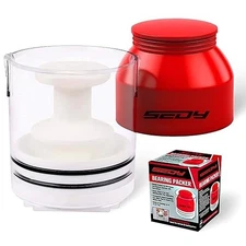 Premium Bearing Packer Kit - Effortlessly Flushes Old Grease and Repacks Wheel -