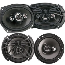 SoundStream Car-Truck Door Front/Rear speakers 500W 4-Way 6x9" & 300W 3-Way 6.5"
