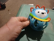Skip Hop Explore & More Roll-Around Hedgehog Toy Rattle Blue