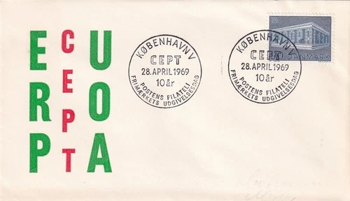 SA25d Denmark 1969 Europa CEPT, FDC