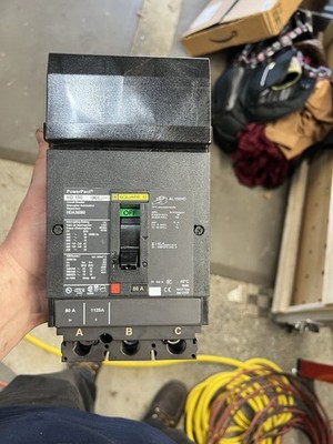 Square D PowerPact 80A 600V Molded Case Circuit Breaker (HDA36080)
