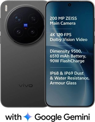 vivo X300 Pro (Elite Black, 512 GB) (16 GB RAM) Global Version No Tariff To USA