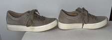 Vaneli Sport Oneida Grey Taupe Suede Leather Rhinestone Shoes Women 9