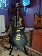 Leo Jaymz Monsoon Guitar Matte Black Electric Guitar