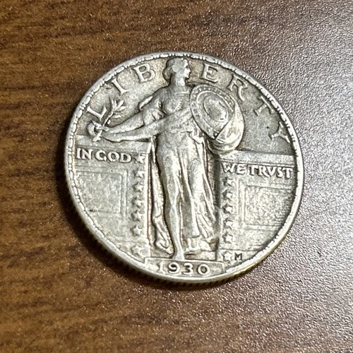 1930 Standing Liberty Silver Quarter XF