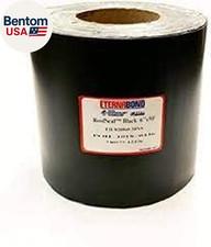 RSB-6-50 Roofseal Sealant Roof Repair Tape, Black 6" X 50', Black 