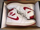 Air Jordan 1 Retro High OG White / Varsity Red Size 10.5 - 555088 103