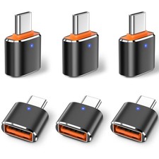 USB C to USB 3.0 OTG Adapter, USB C Male to Female Converter for iPhone USB