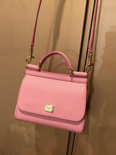 Dolce & Gabbana D&G Sicily Logo Plate 2way Mini Hand Crossbody Bag From Japan