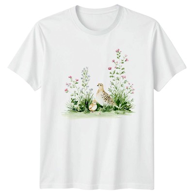 Mutter Vogel Küken Vögel Tiere Herren T-Shirt Damen Natur Grafik Unisex Top