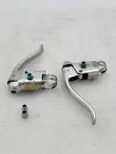 Vintage Shimano Road Brake Levers /missing extensions Blue Dot 22.2mm