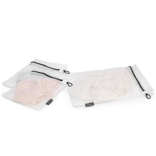 Brabantia Wash Bags Set Of 3 Garment Machine Wash Laundry Bag White Grey Black - Picture 8 of 11
