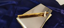 NUOVA PARKER 75 made in FRANCE  FOUNTAIN PEN GOLD con custodia e scatola