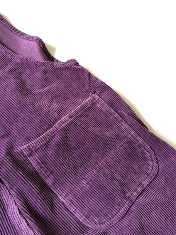 Carhartt WIP Corduroy Bib Overalls Purple Women's Size S EU 36 image 7