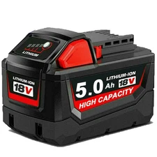 Battery FOR Milwaukee 48-11-1865 M18 18V 5.0Ah High Output LITHIUM 48-11-1860