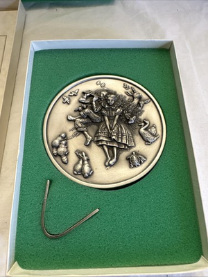 #ad #ad Norman Rockwell HALLMARK SWEET SONG SO YOUNG FINE PEWTER MEDALLION 285 9500 $19.99