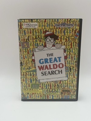 Great Waldo Search  (Sega Genesis, 1992) Complete Tested And Works CIB