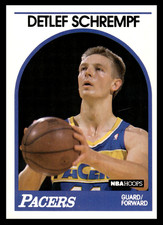 1989-90 Hoops Detlef Schrempf #282 Indiana Pacers NBA Basketball
