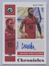 2021 Panini Chronicles Draft Picks Jalen Crutcher #CR-JCR Auto Autograph RC