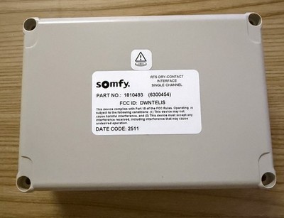 Somfy RTS DRY-CONTACT INTERFACE