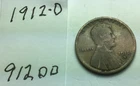 1912 D ; Wheat Penny in Good condition