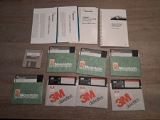 Vintage Mountain Filesafe Tape Software Book Guides 5.2.1TD Floppy Disks - As Is