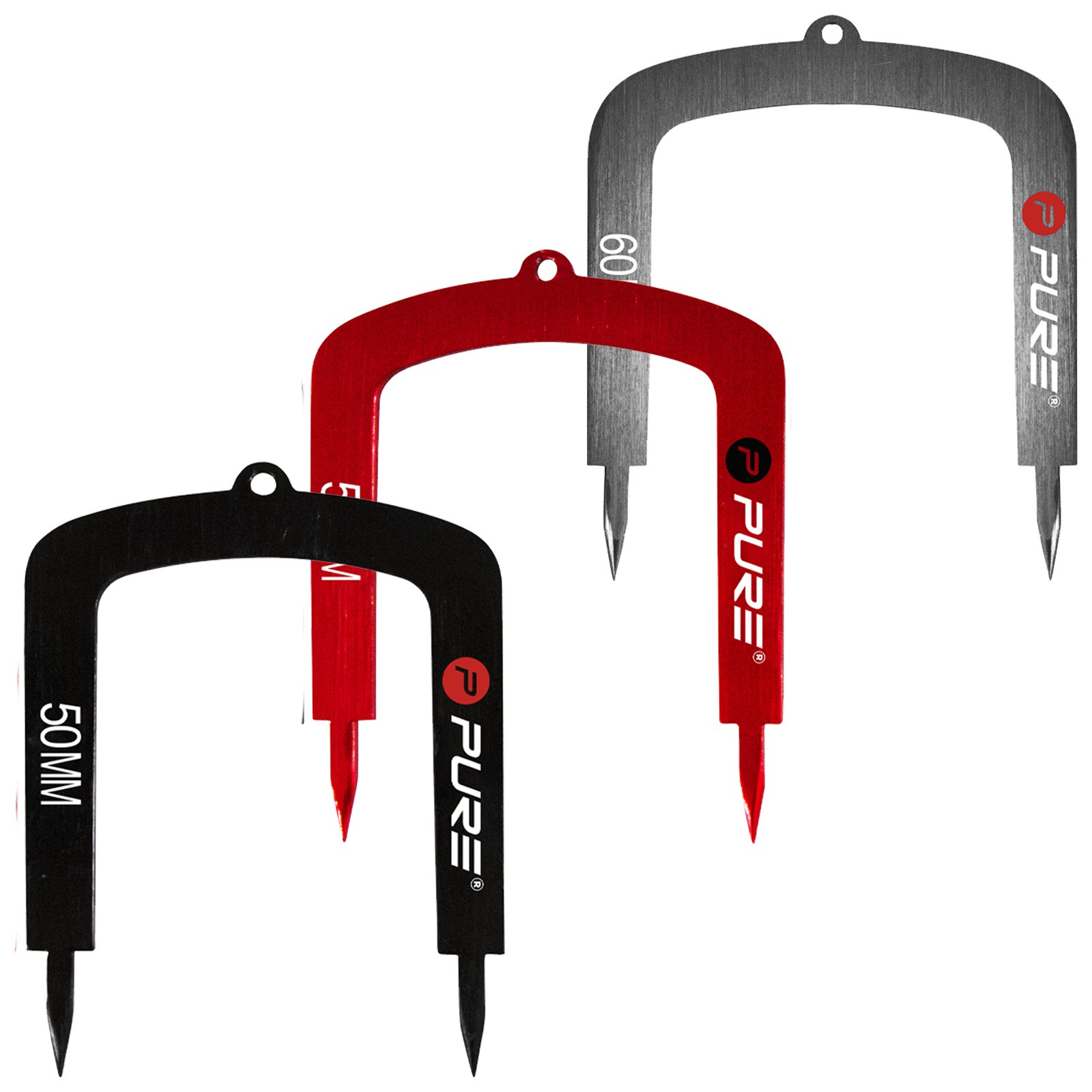 Pure2Improve Golf Putting Training Gate 3 Pack Alignment Practice Train Aid